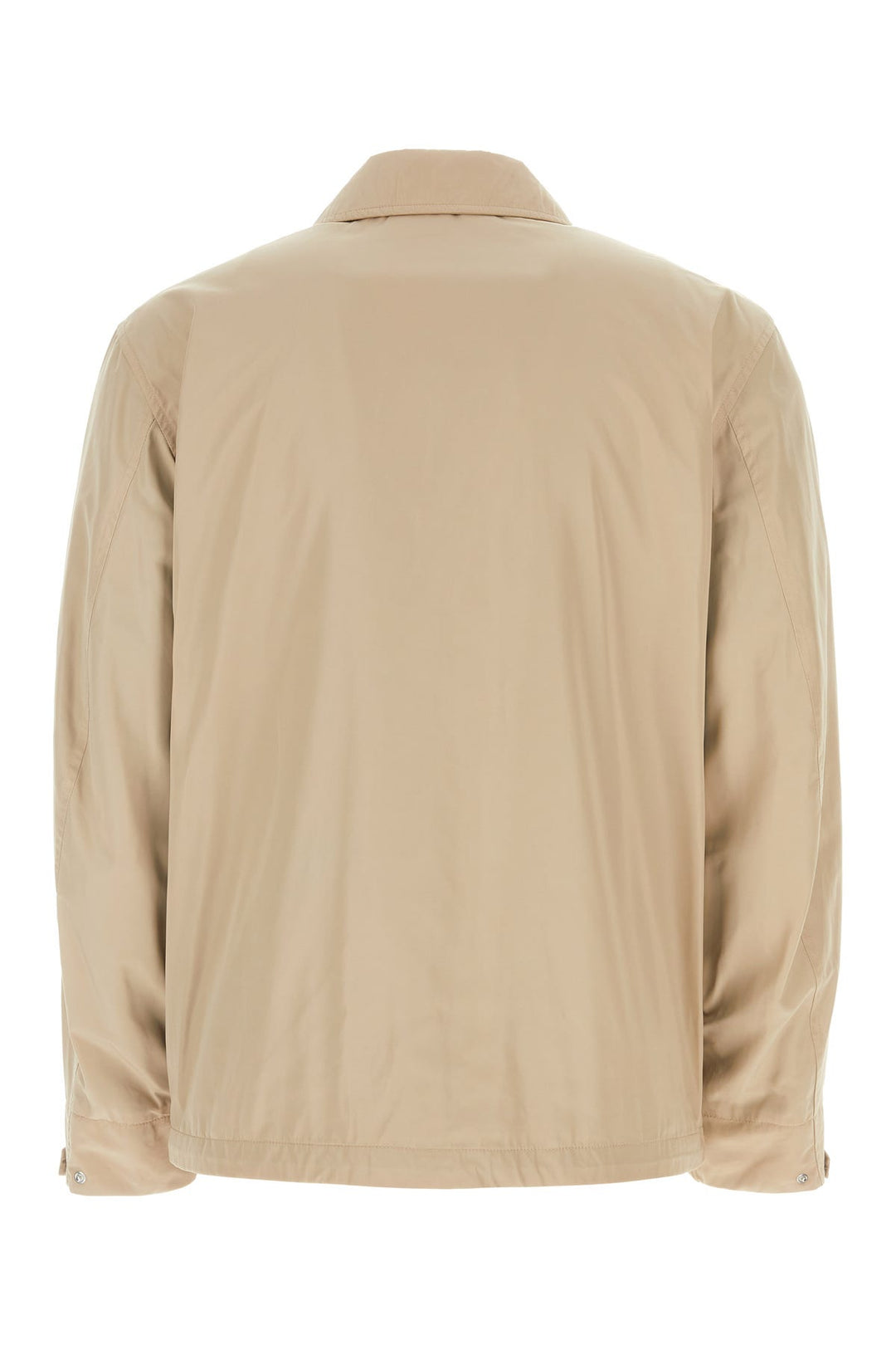 Cappuccino polyester windbreaker