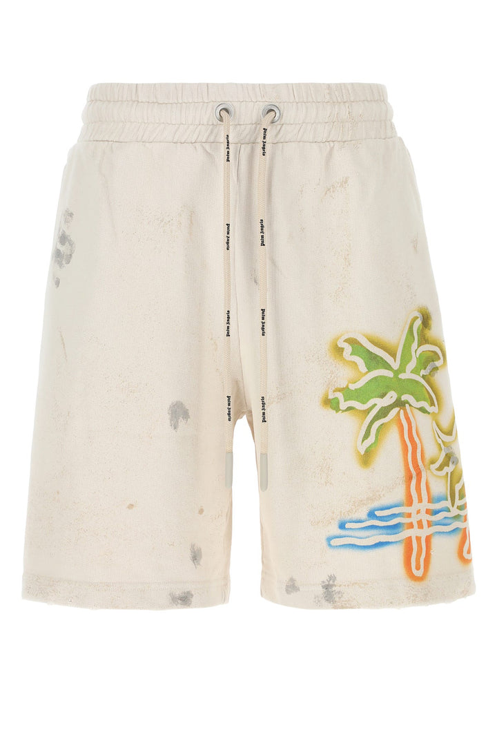 Sand cotton bermuda shorts