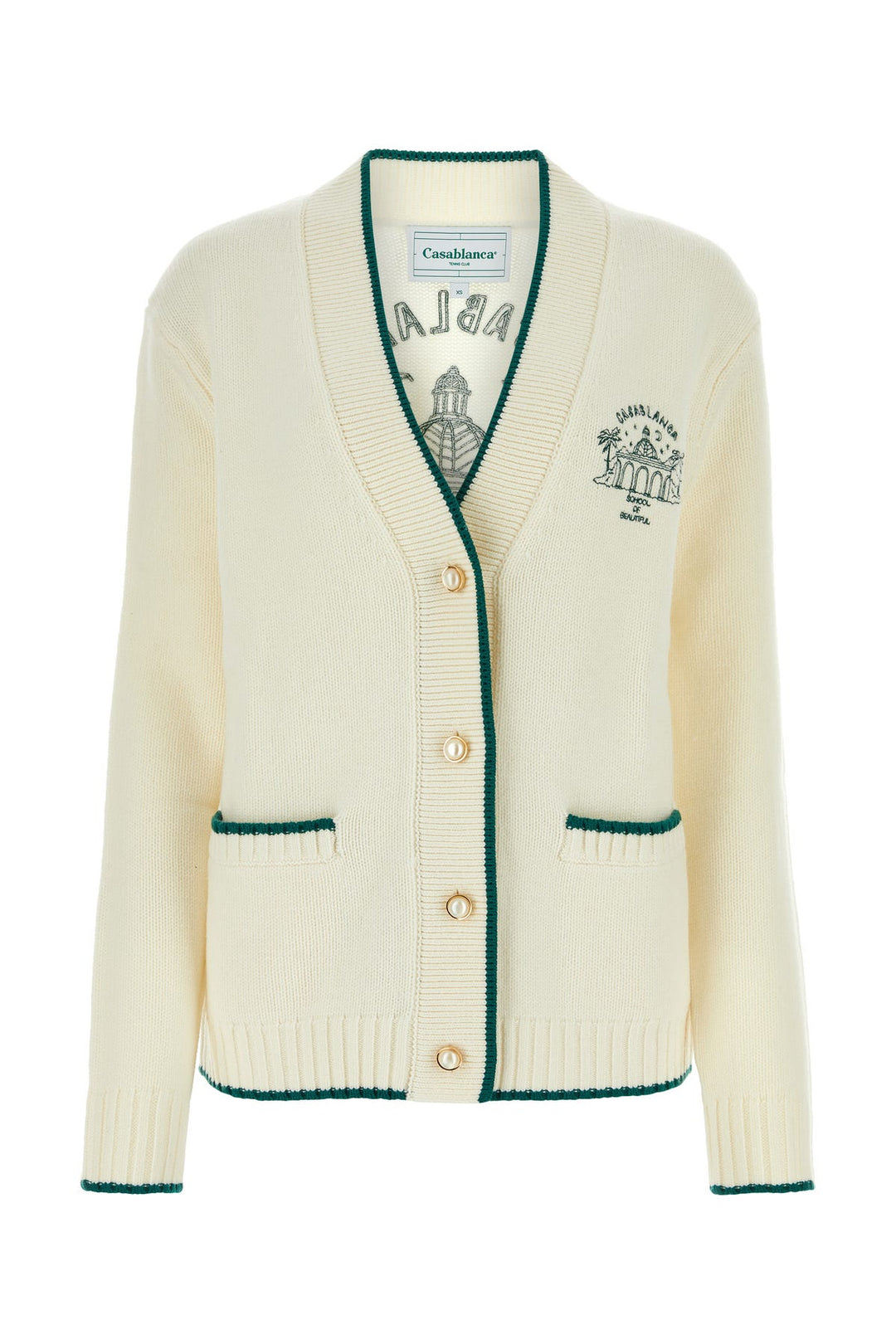 Ivory wool blend School Of Beautiful cardigan