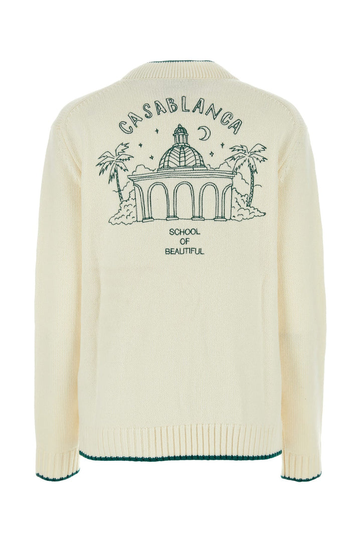 Ivory wool blend School Of Beautiful cardigan