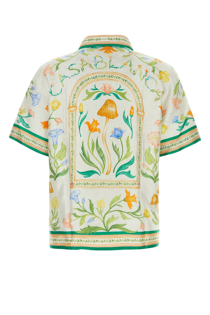 Printed silk shirt