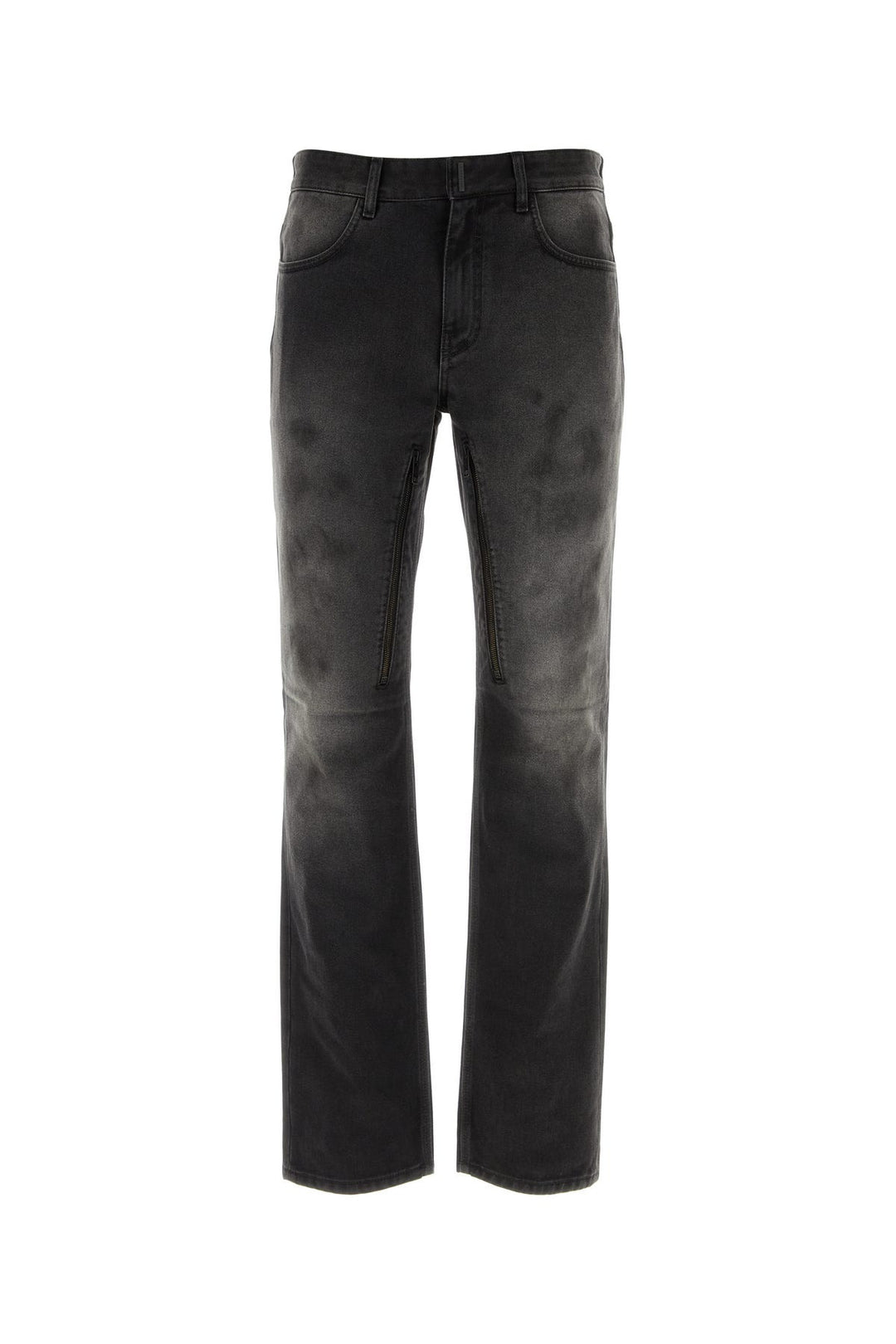 Black denim jeans