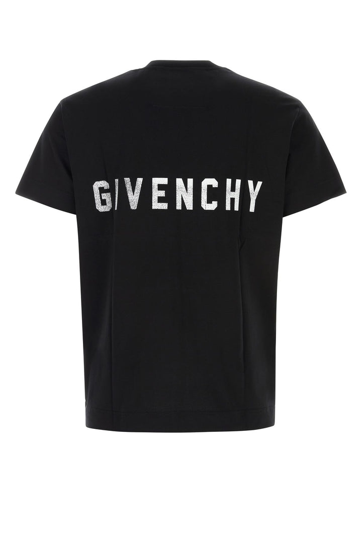 Black cotton t-shirt