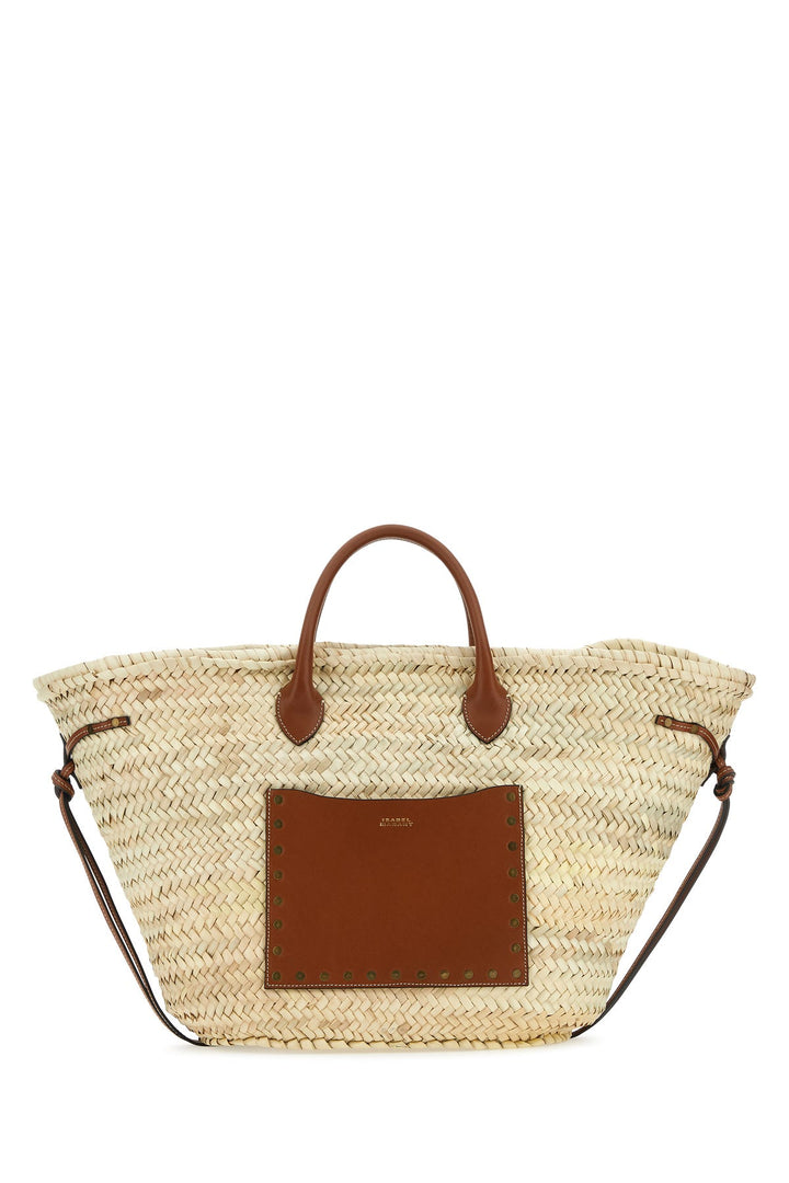 Straw shopping bag