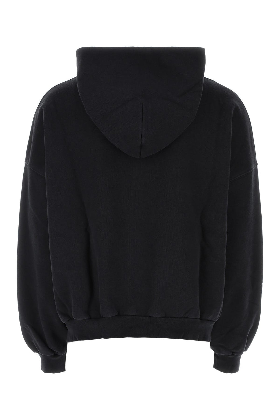 Black cotton oversize sweatshirt