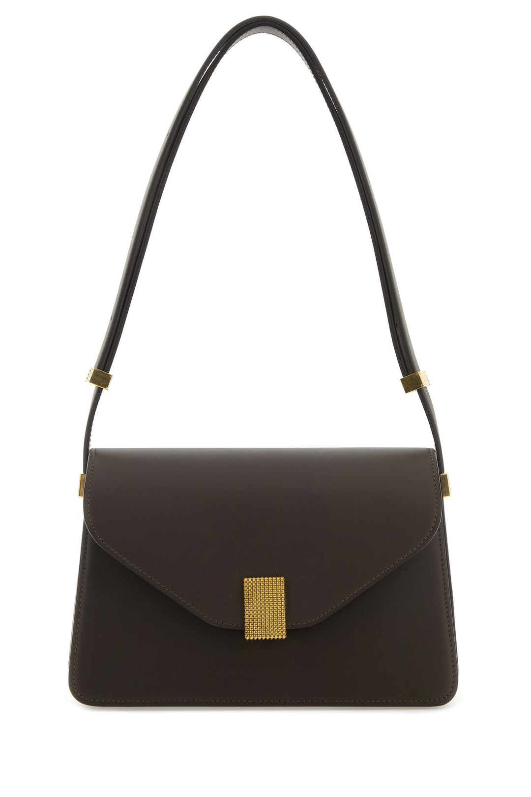 Chocolate leather Concerto shoulder bag