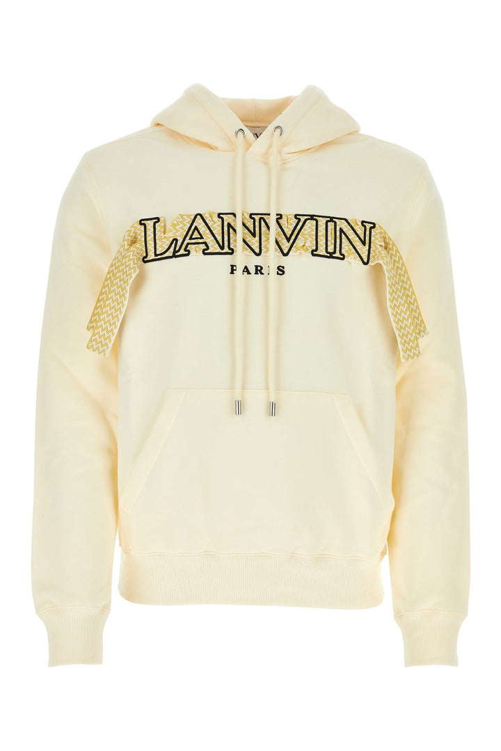 Cream cotton sweatshirt