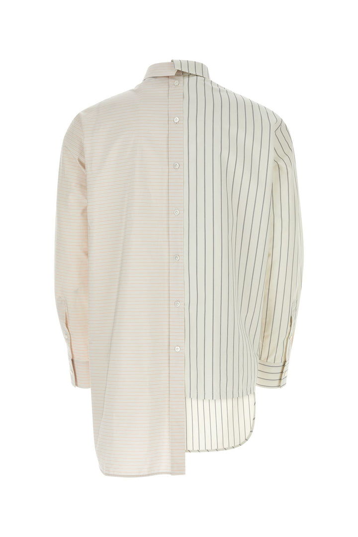 Embroidered cotton blend shirt
