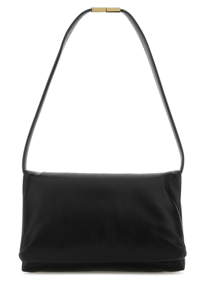 Black leather Prisma shoulder bag