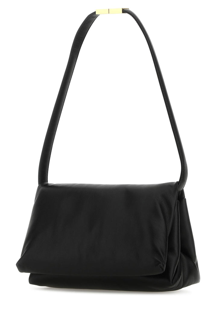 Black leather Prisma shoulder bag