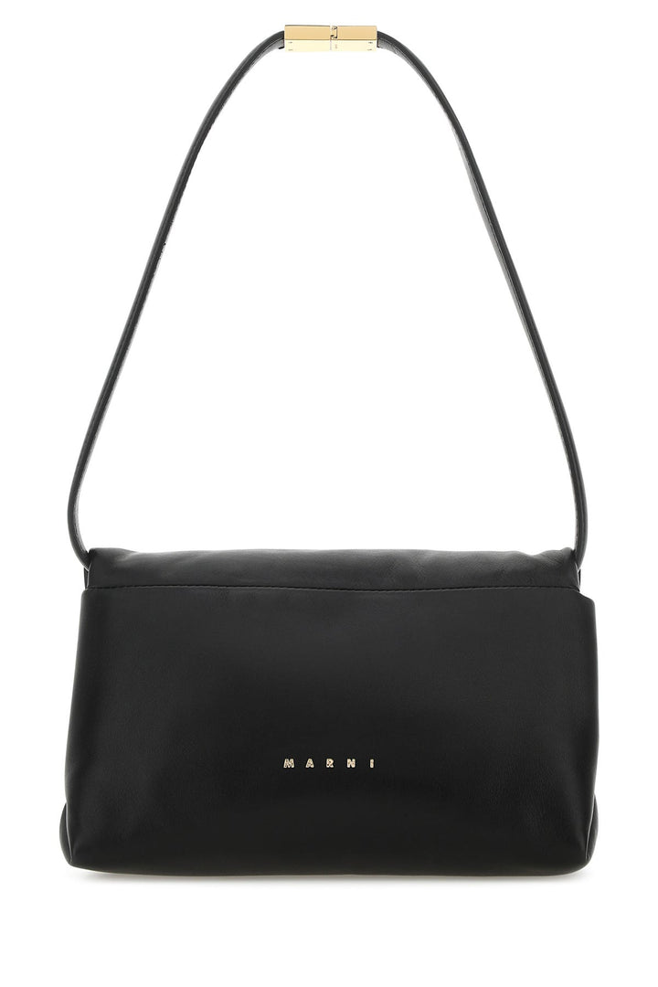 Black leather Prisma shoulder bag
