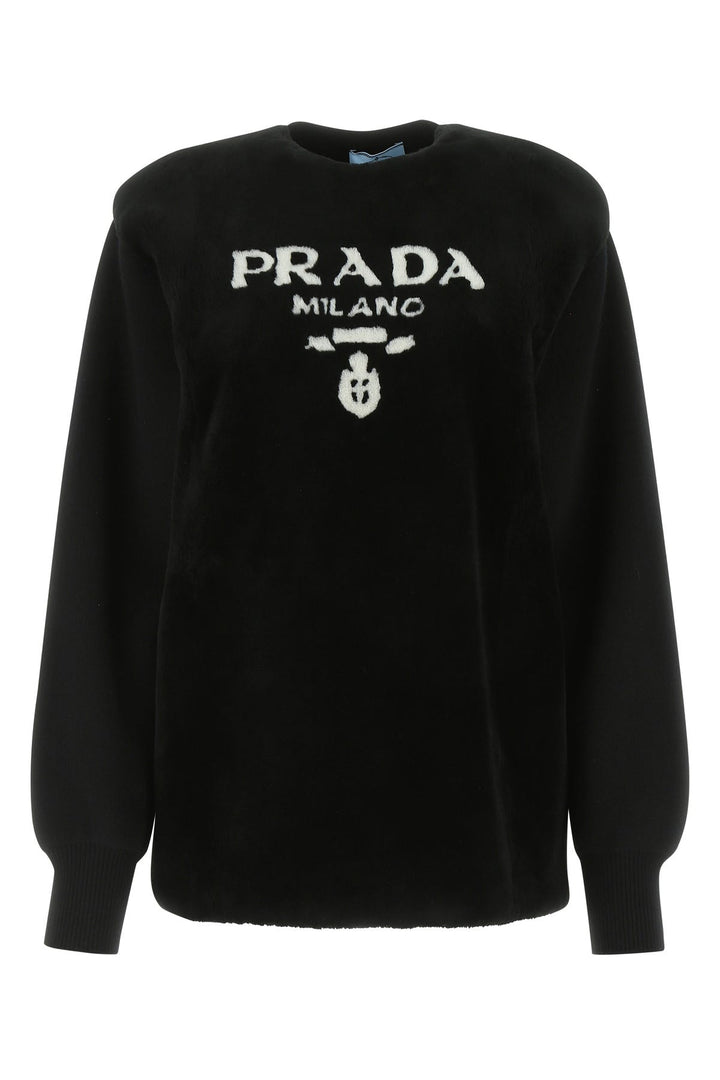Black cashmere sweater