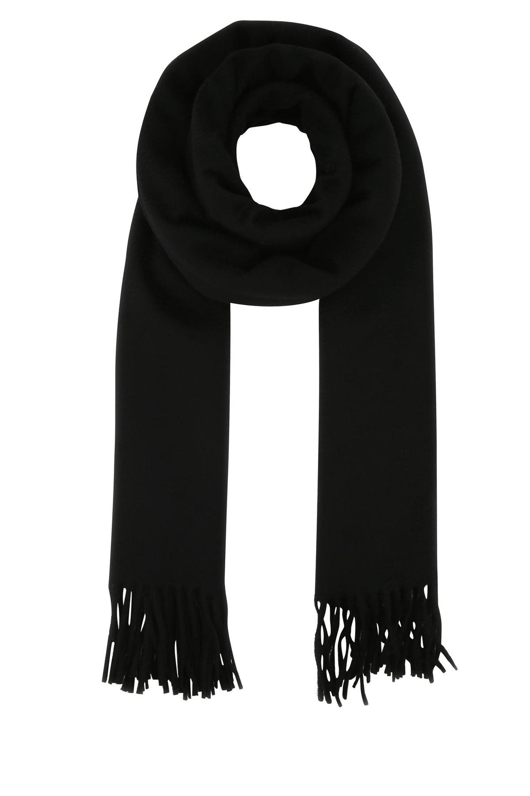 Black cashmere scarf