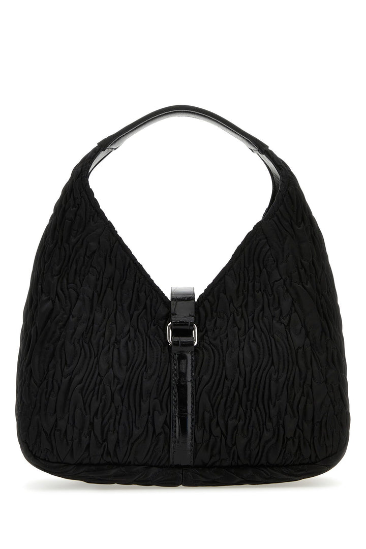 Black fabric G-Hobo mini handbag