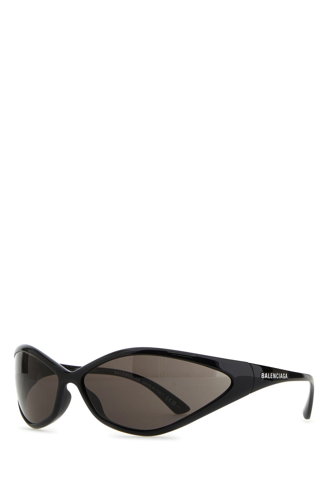 Black acetate 90s Oval sunglasses