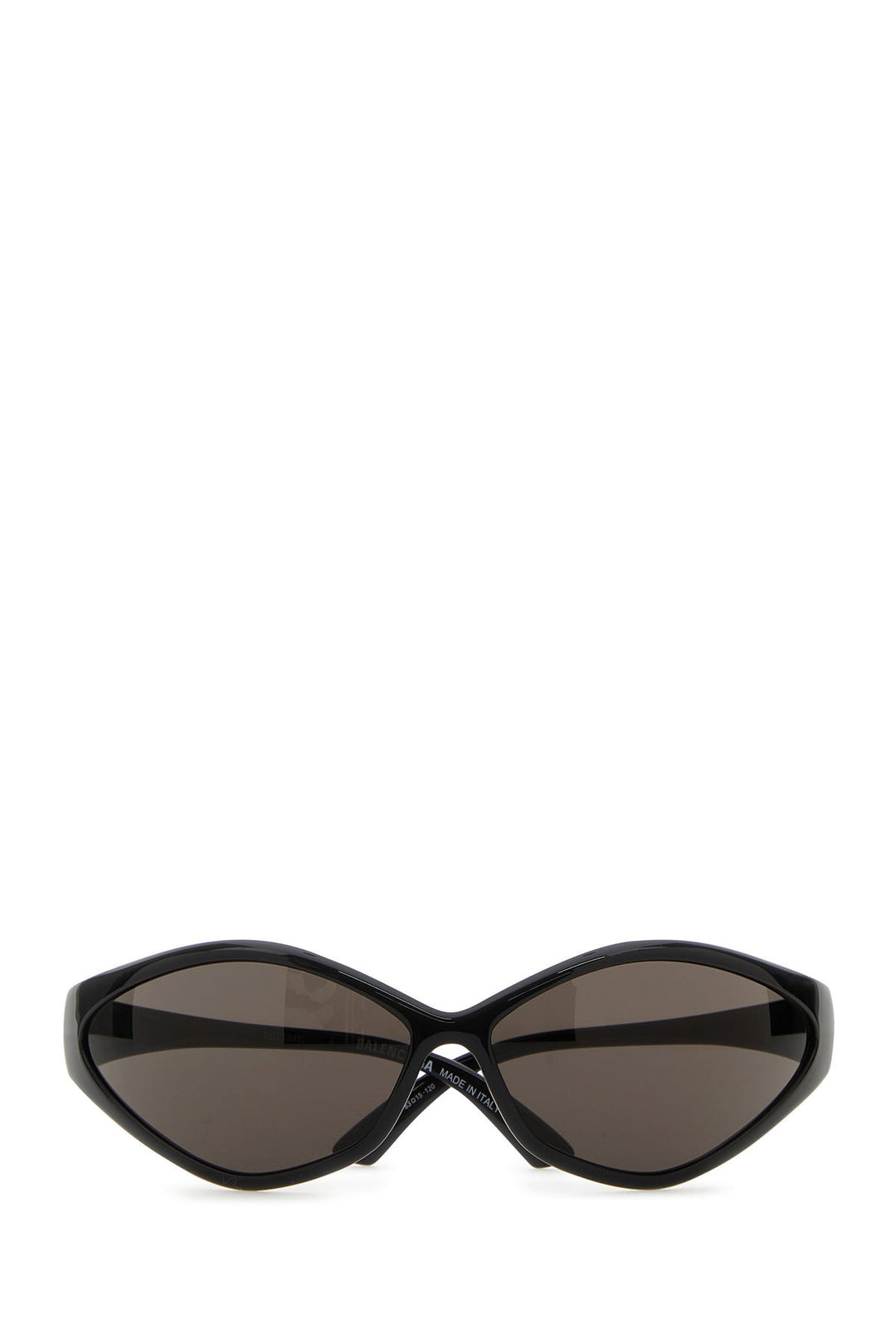 Black acetate 90s Oval sunglasses