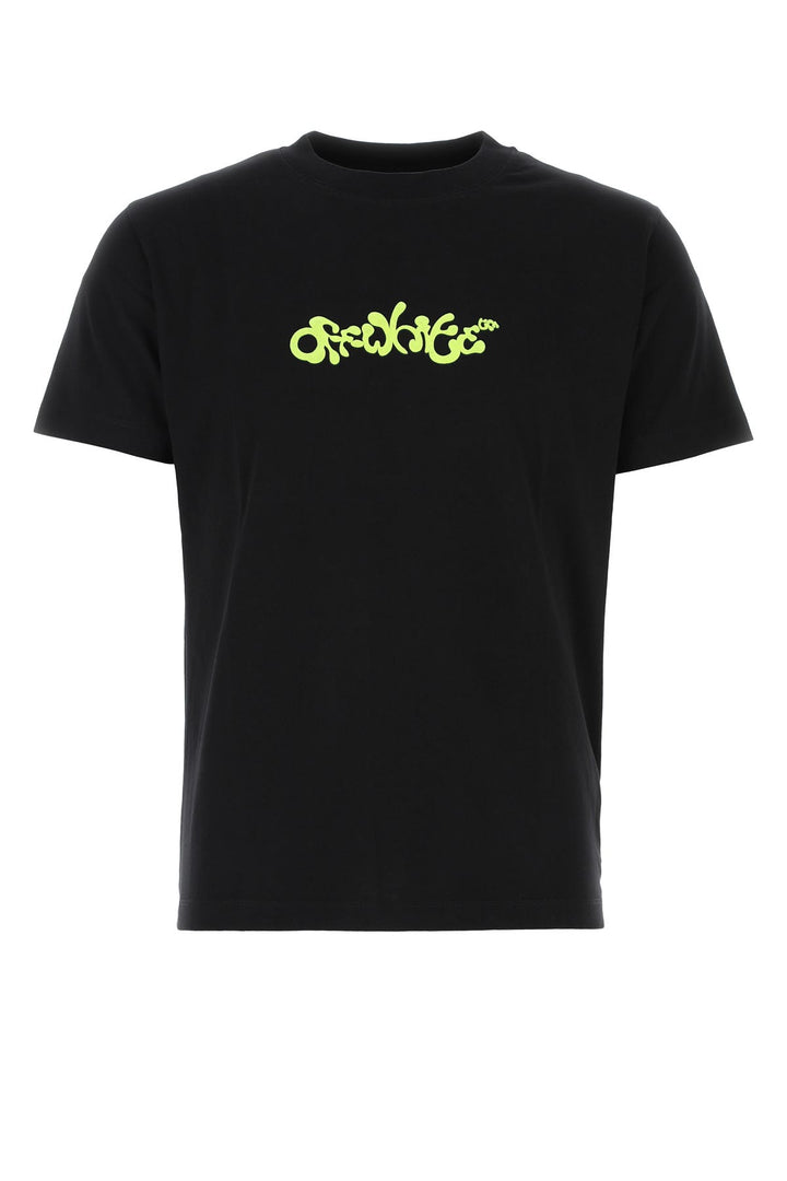 Black cotton t-shirt