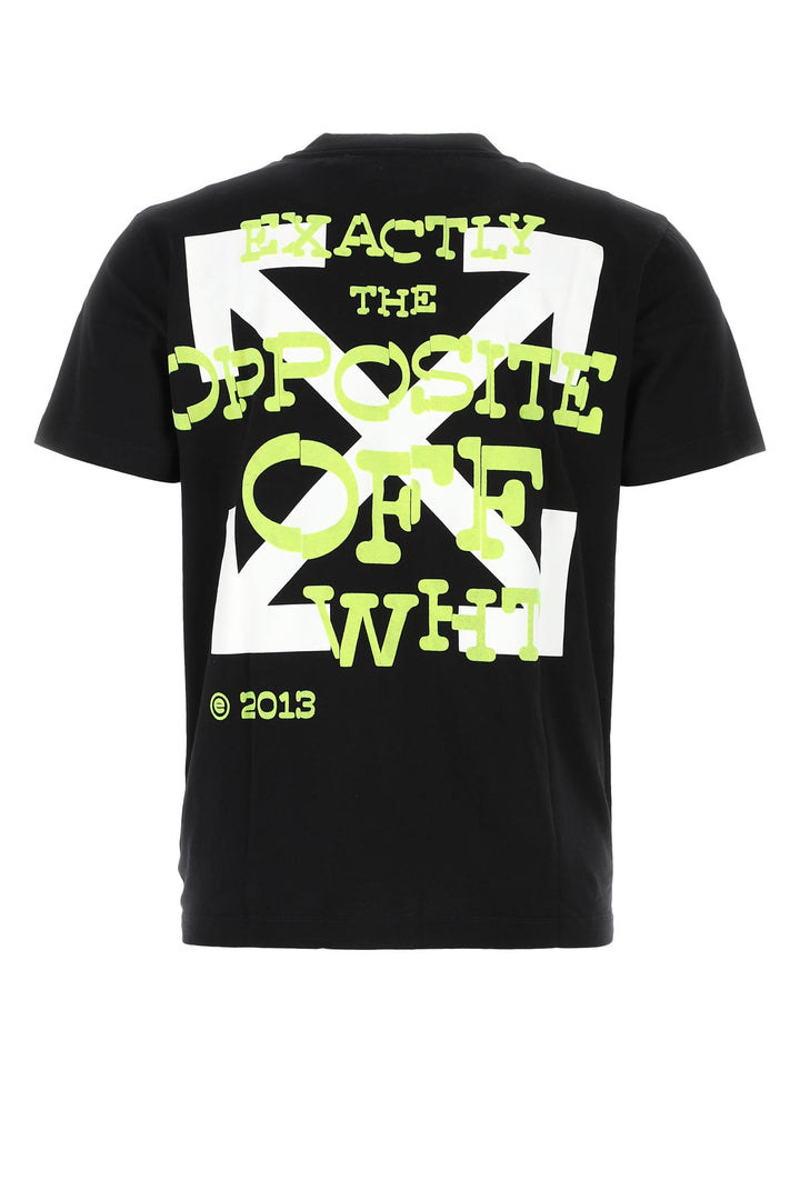 Black cotton t-shirt