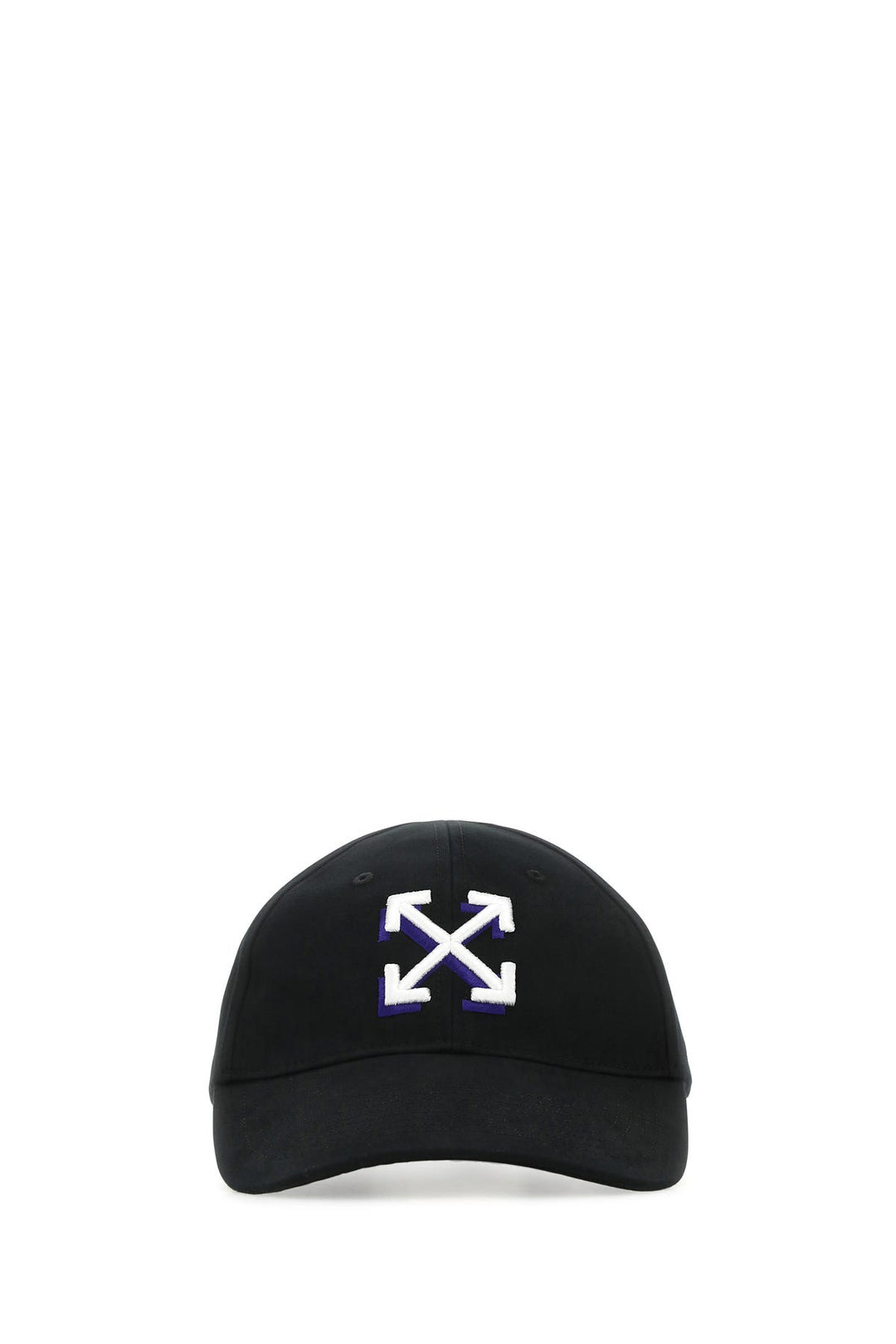 Black cotton baseball cap