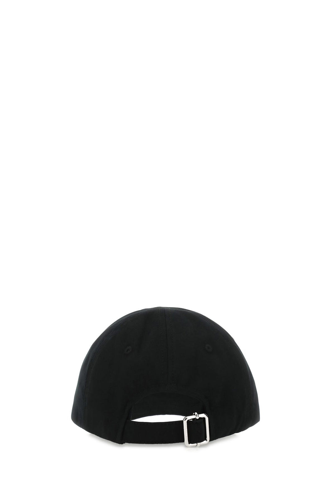 Black cotton baseball cap