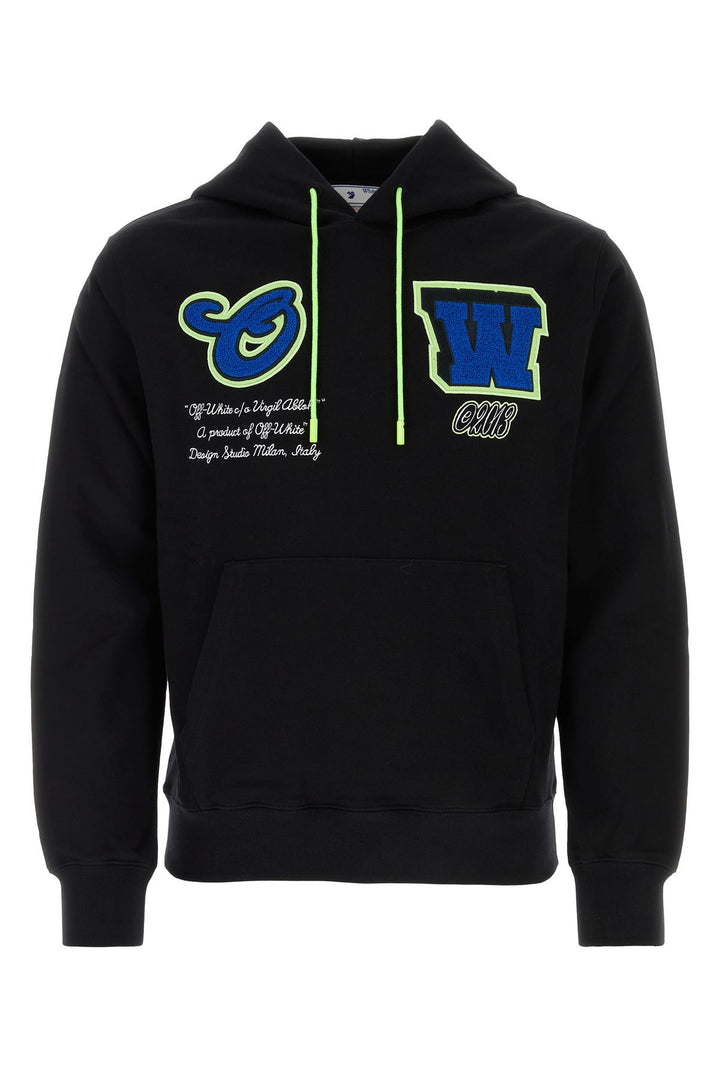 Black cotton sweatshirt