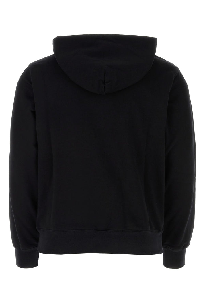 Black cotton sweatshirt