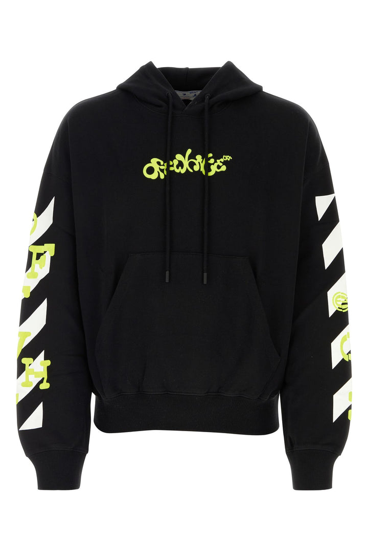 Black cotton sweatshirt