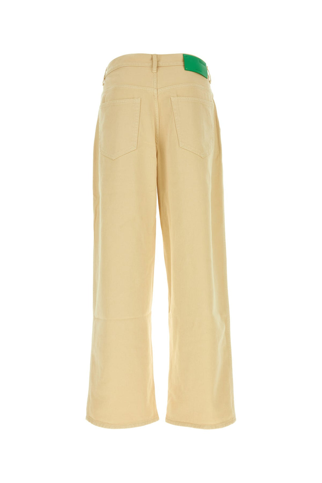 Beige denim jeans