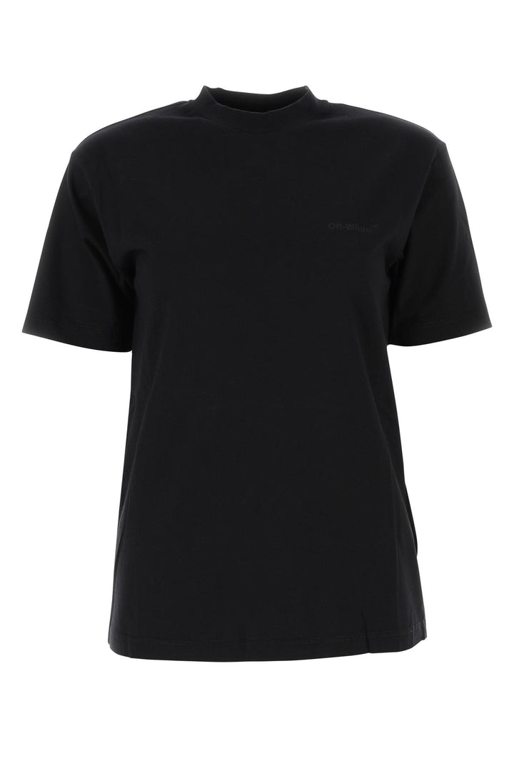 Black cotton t-shirt