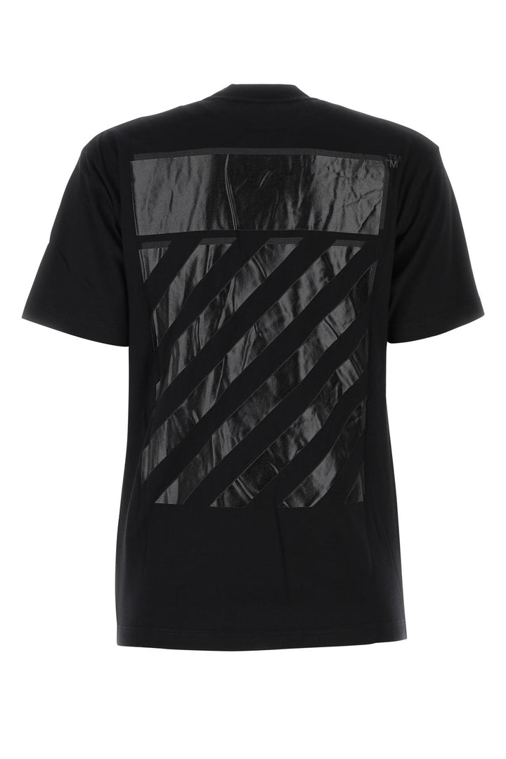 Black cotton t-shirt