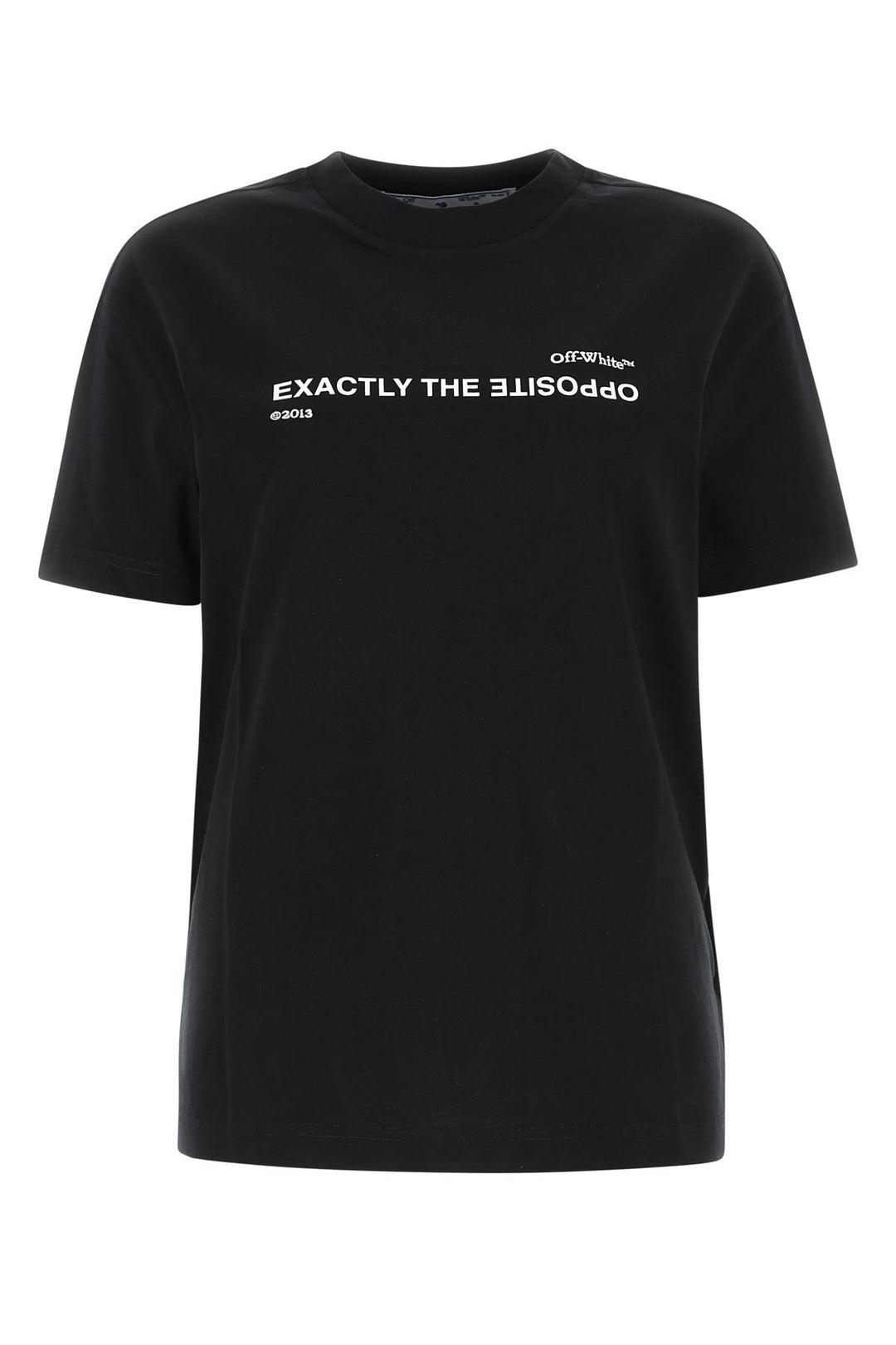 Black cotton t-shirt