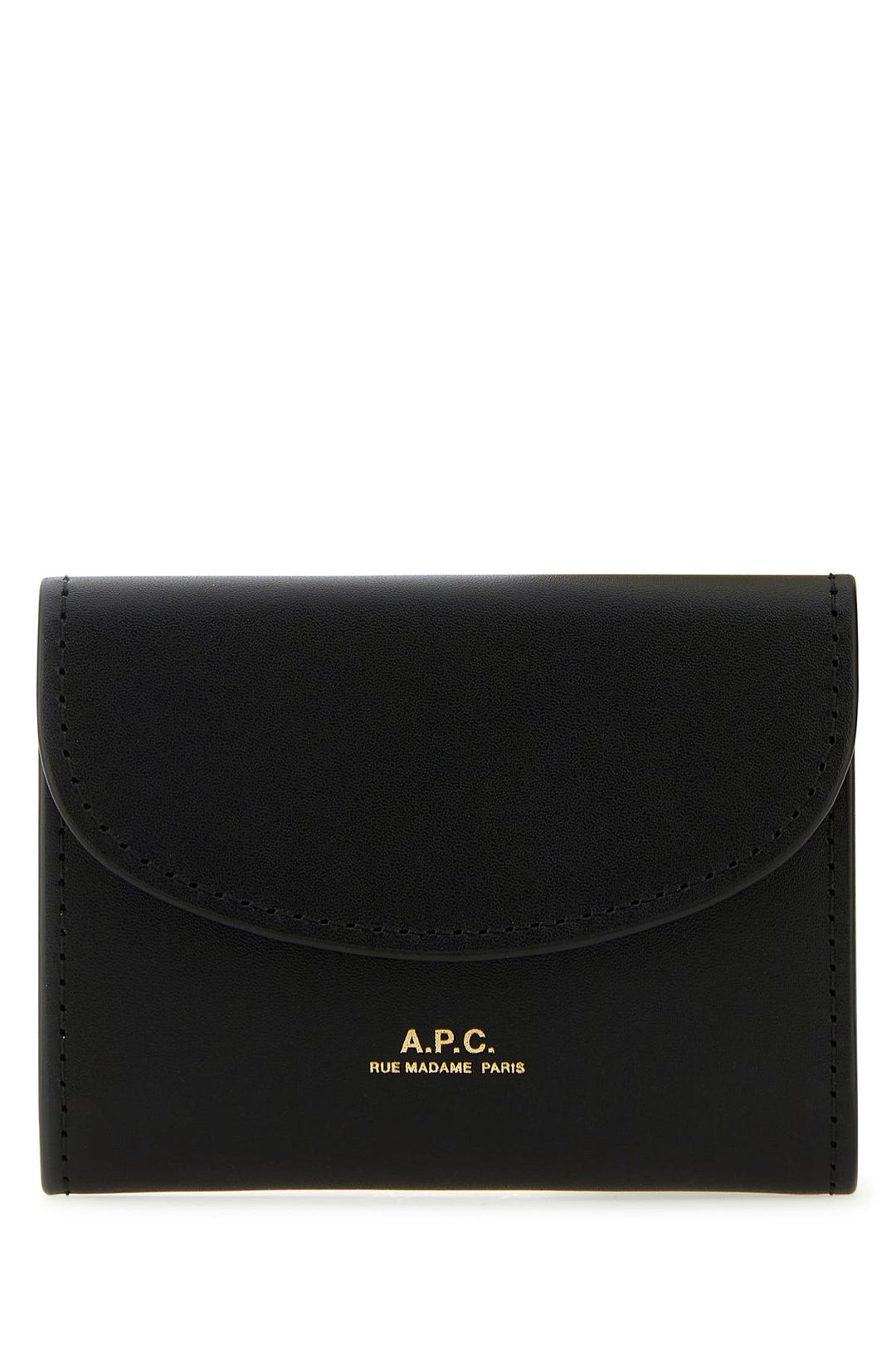 Black leather Geneve business card holder