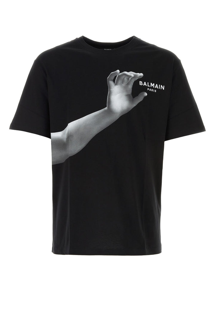 Black cotton t-shirt