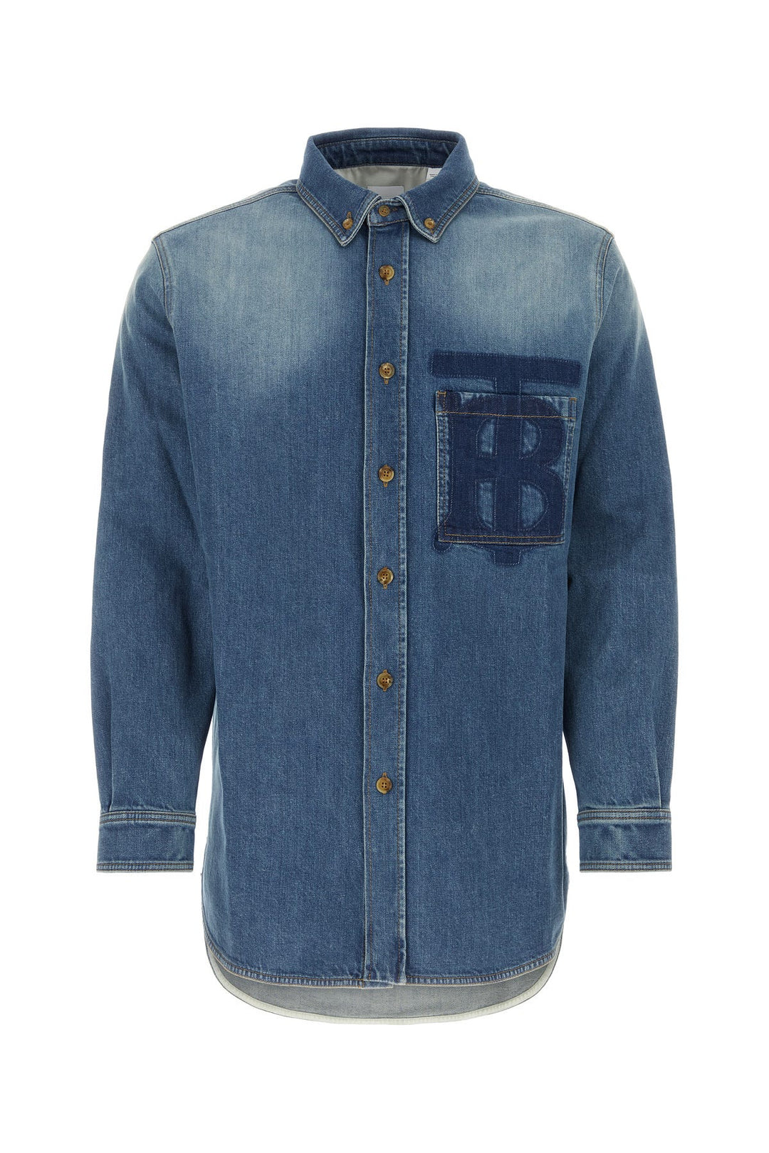 Stretch denim shirt