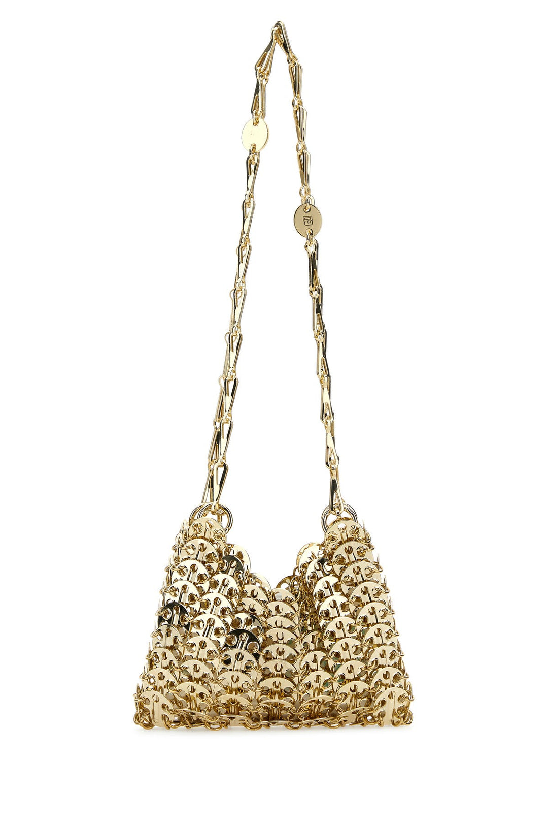 Gold metal 1969 nano shoulder bag
