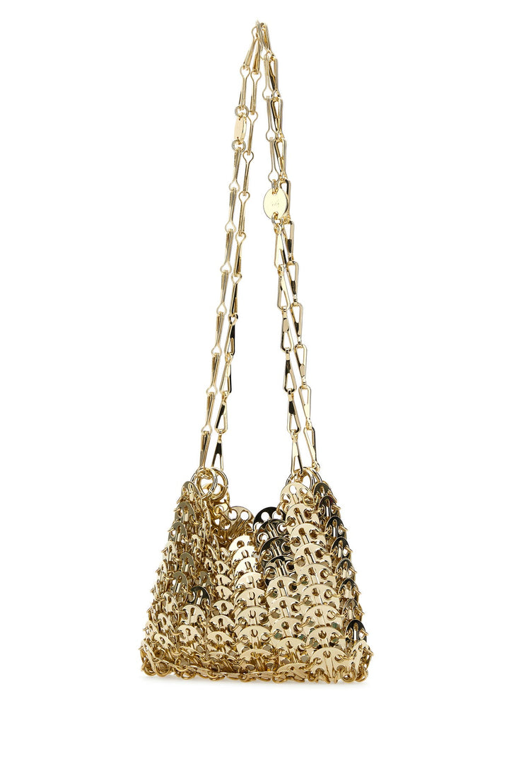 Gold metal 1969 nano shoulder bag
