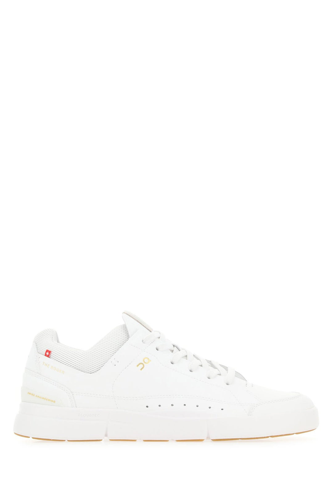 White synthetic leather and fabric The Roger Center Court sneakers