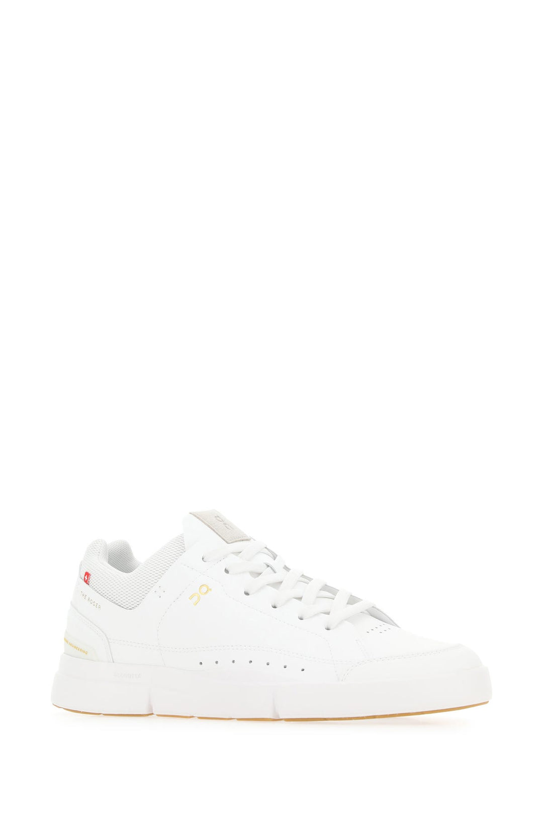 White synthetic leather and fabric The Roger Center Court sneakers