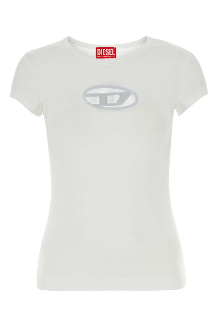 White stretch cotton T-Angie t-shirt