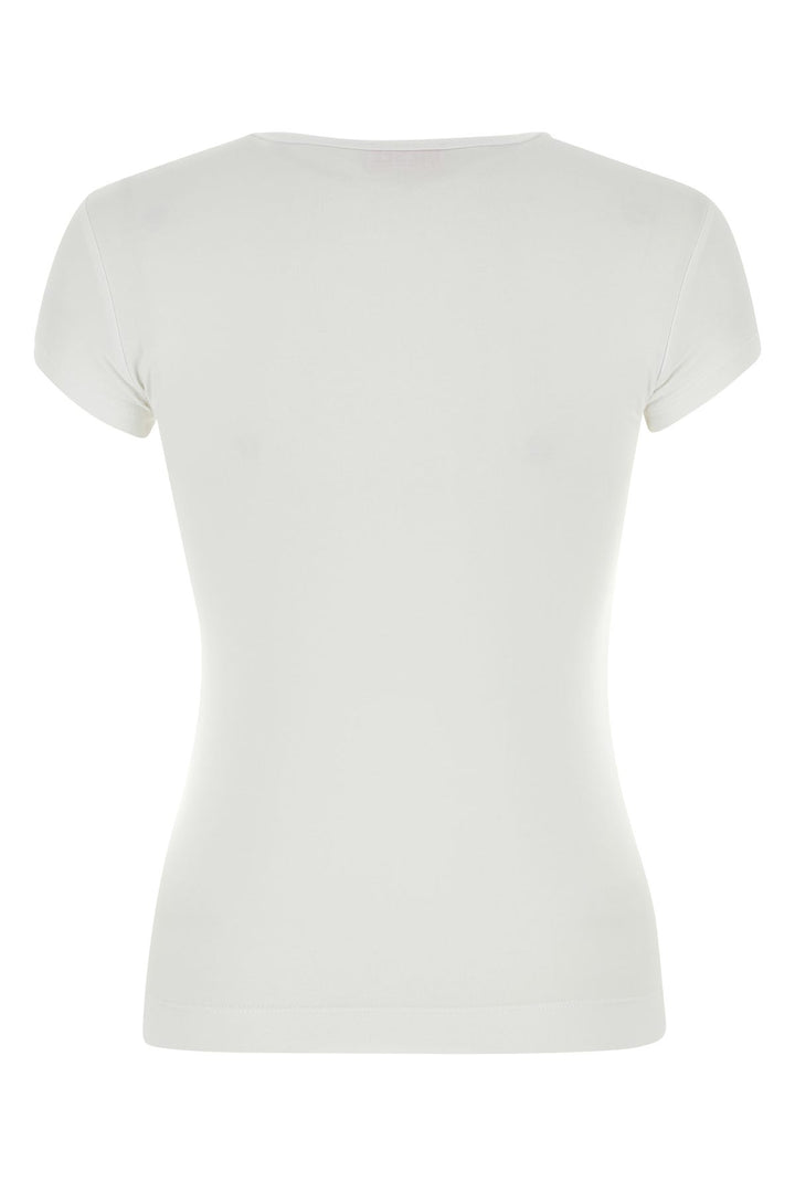 White stretch cotton T-Angie t-shirt