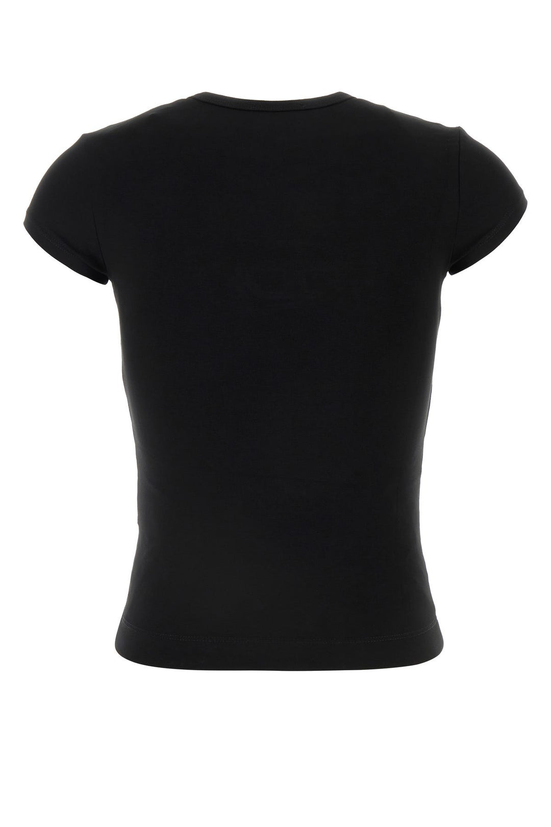Black stretch cotton T-Angie t-shirt