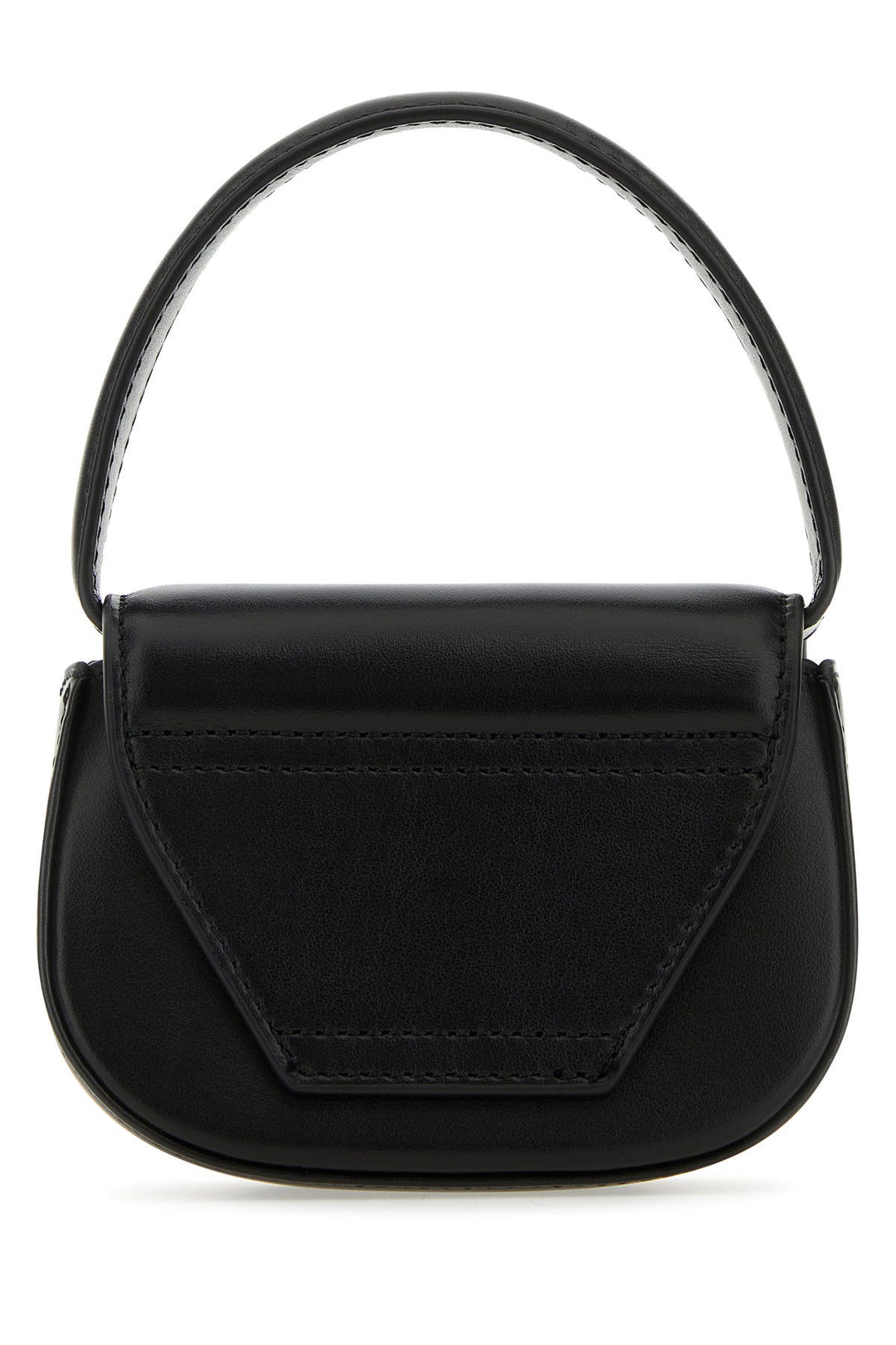 Black leather 1DR XS handbag