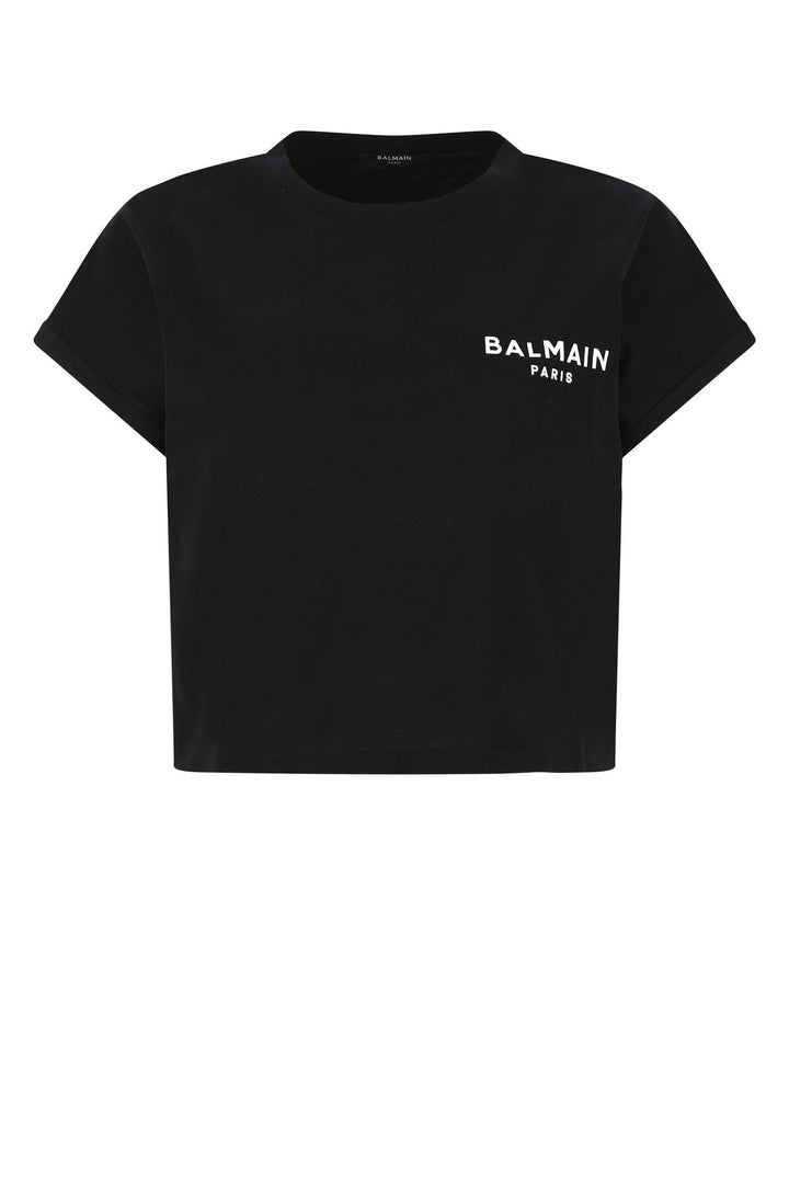 Black cotton t-shirt