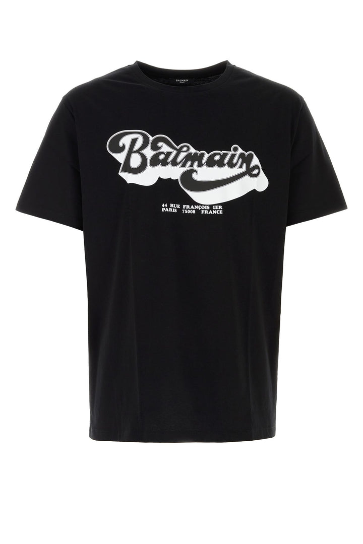 Black cotton t-shirt