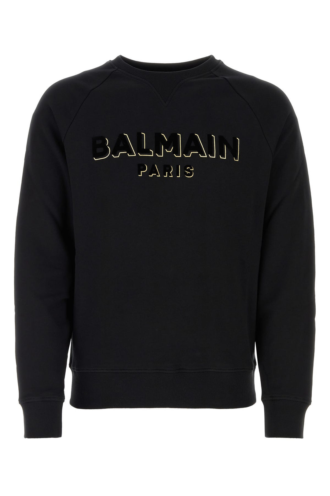 Black cotton sweatshirt