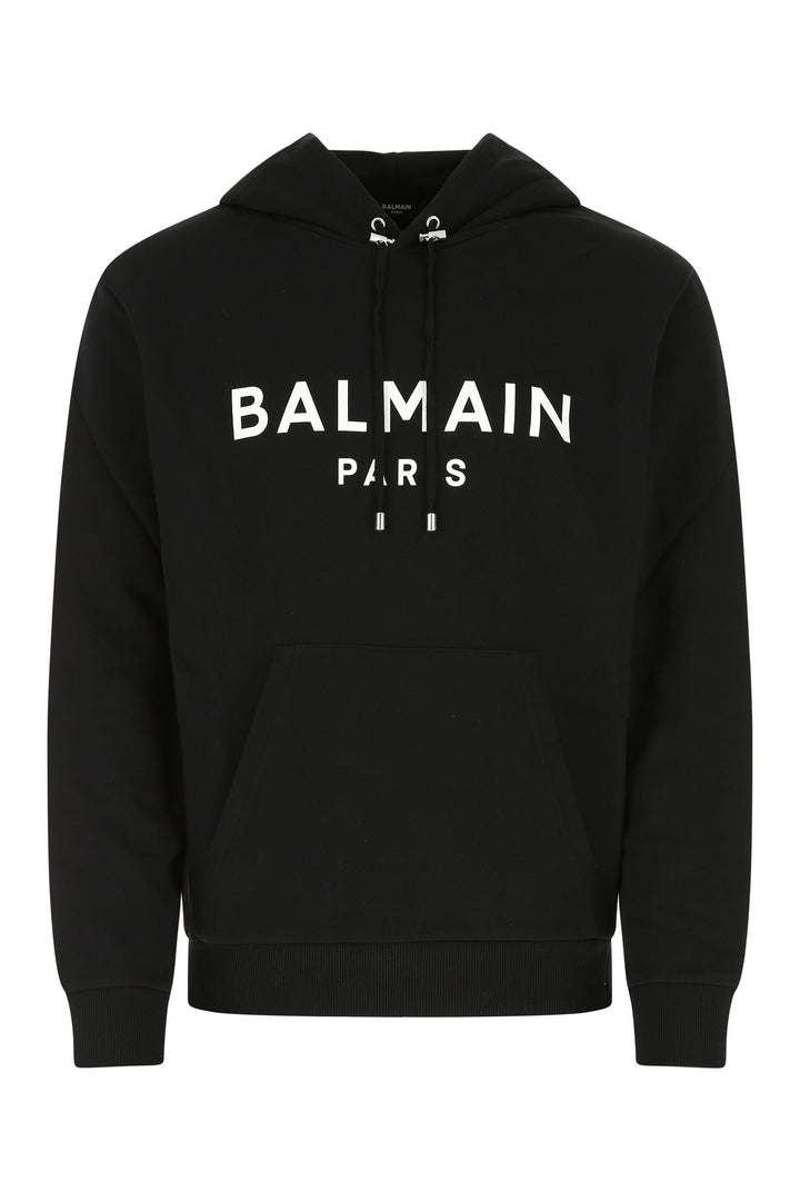Black cotton sweatshirt