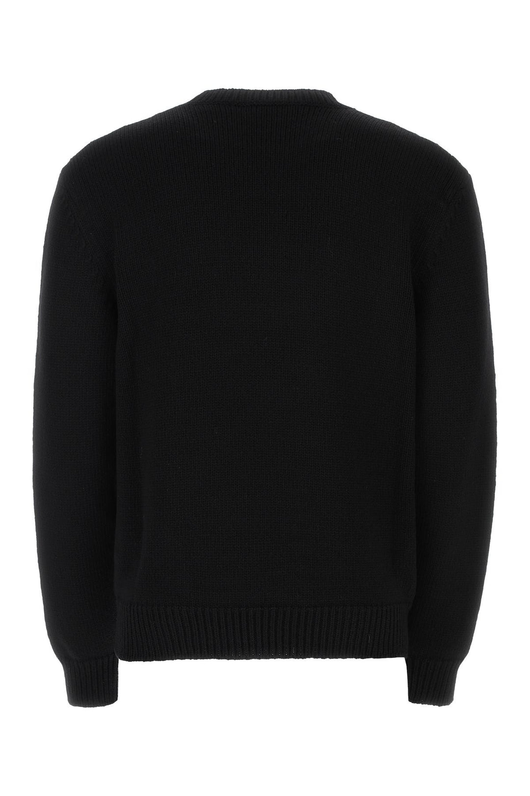 Black wool blend sweater
