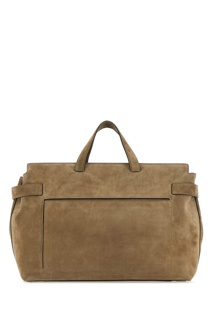 Biscuit suede Fashion Show travel bag