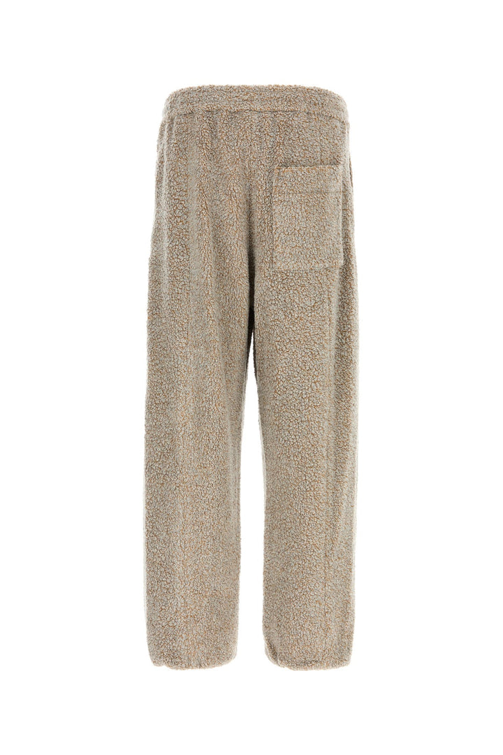 Two-tone cotton blend joggers