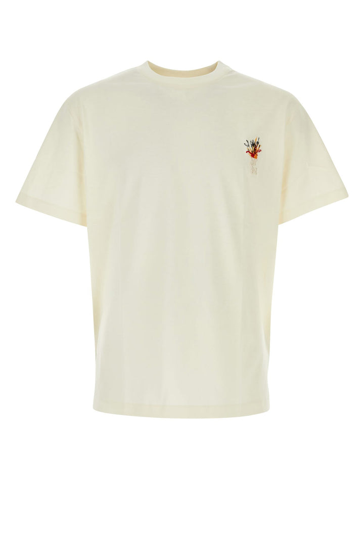 Ivory cotton t-shirt